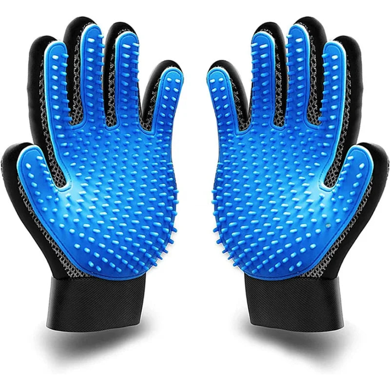 Brush Bath Cleaning Glove De-Shedding De-Matting Pet Hair