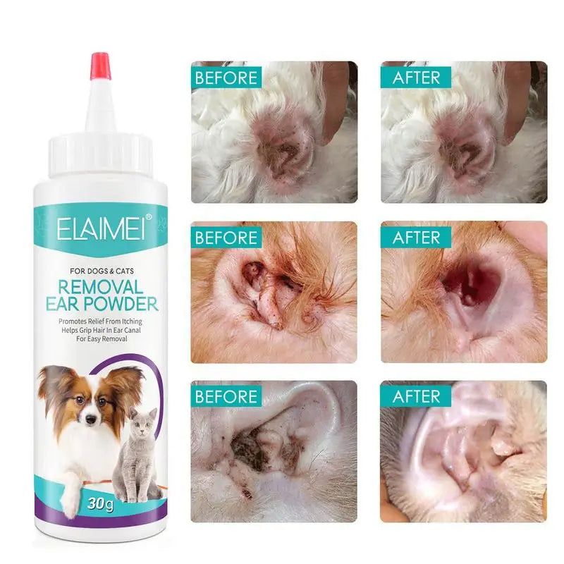 Painless Hair Removal Ear Pet Powder