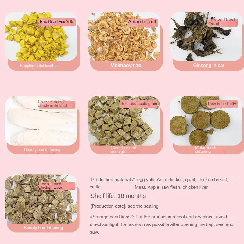 Freeze-dried Salmon and Fish Pet Snacks