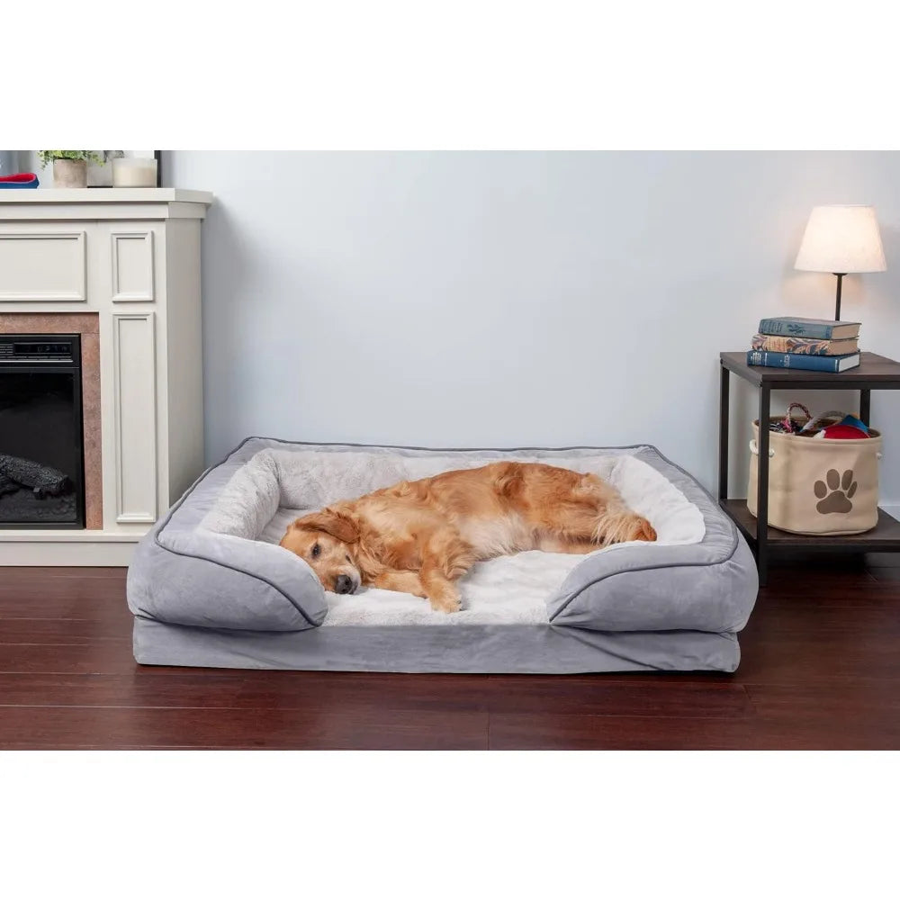 Furhaven Cooling Gel Dog Bed for Large Dogs