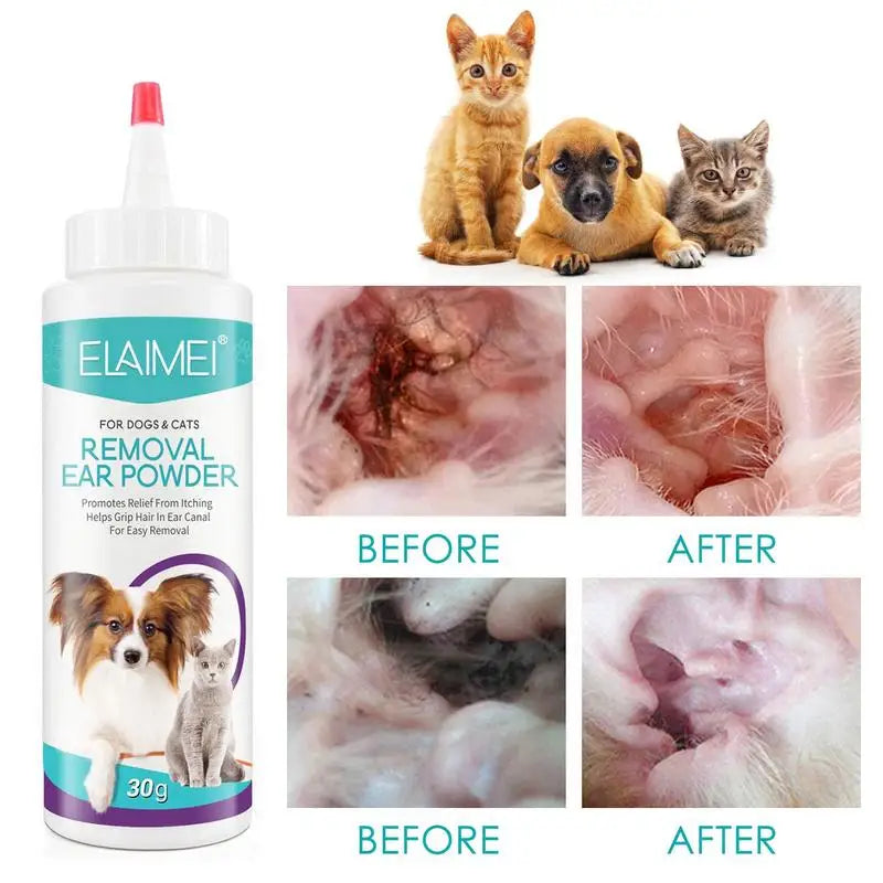 Painless Hair Removal Ear Pet Powder