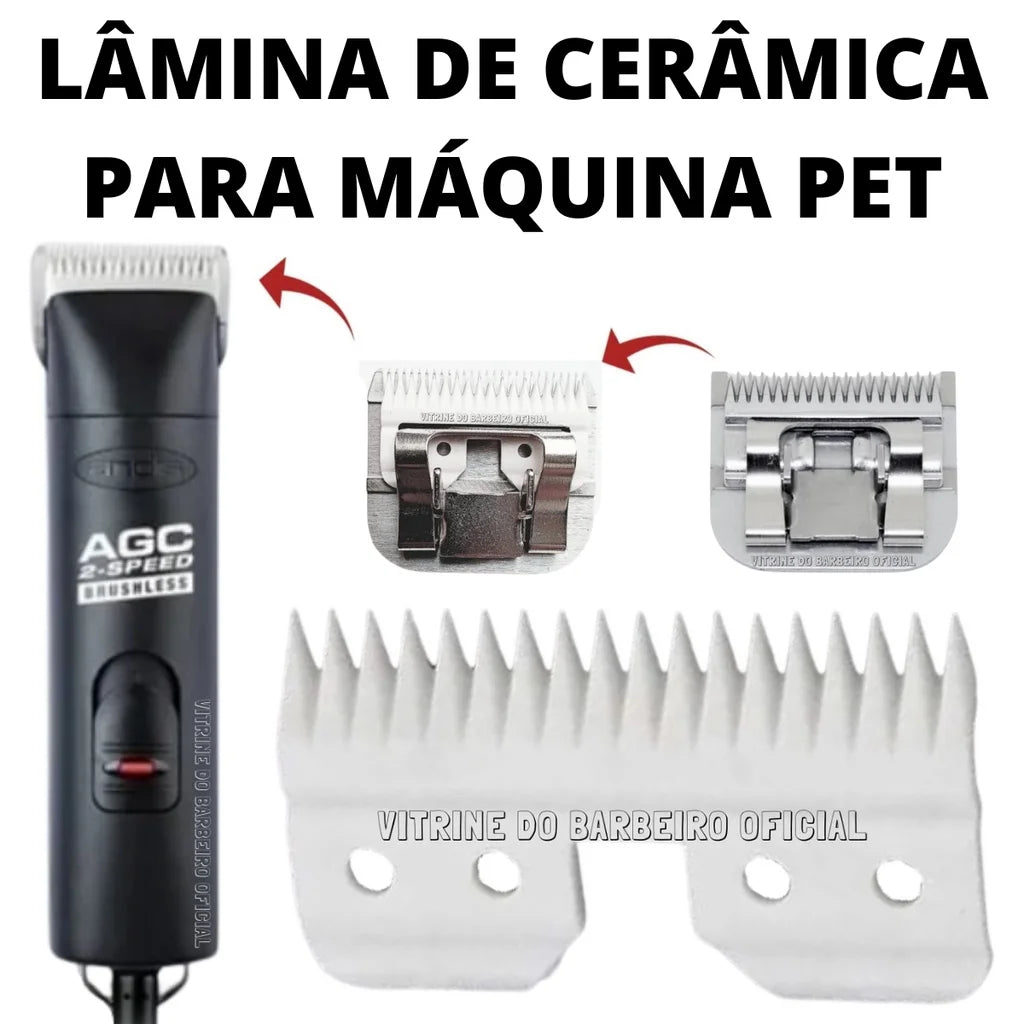 Ceramic Moving Blade Pet Clipper