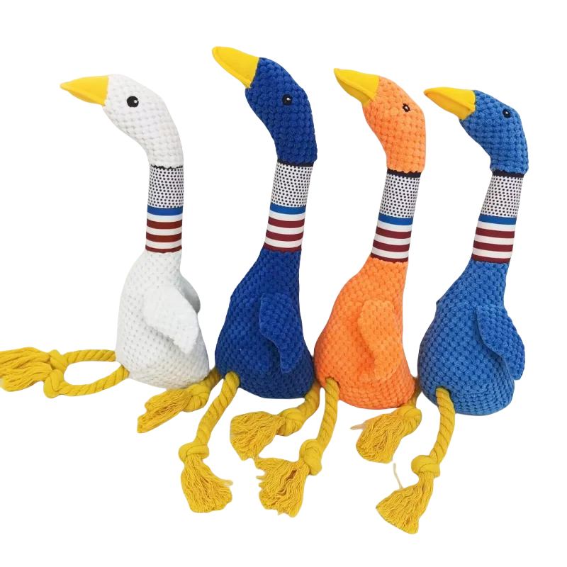 Goose Cute Speaker Duck Plush Sound  Pet Toy