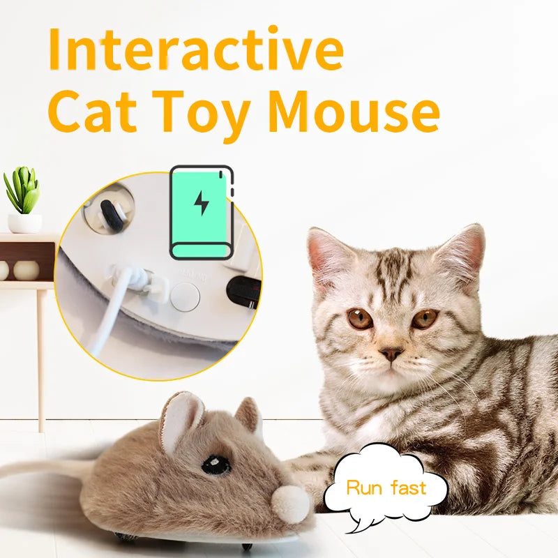 Electric Interactive Mouse Cat Toys