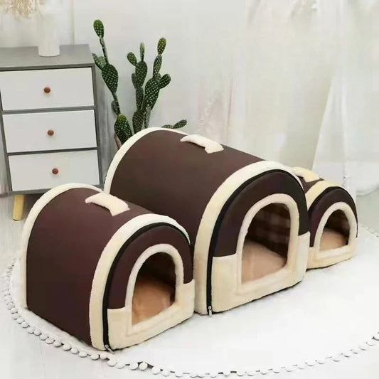 Foldable Soft Tent Indoor Dog House Kennel