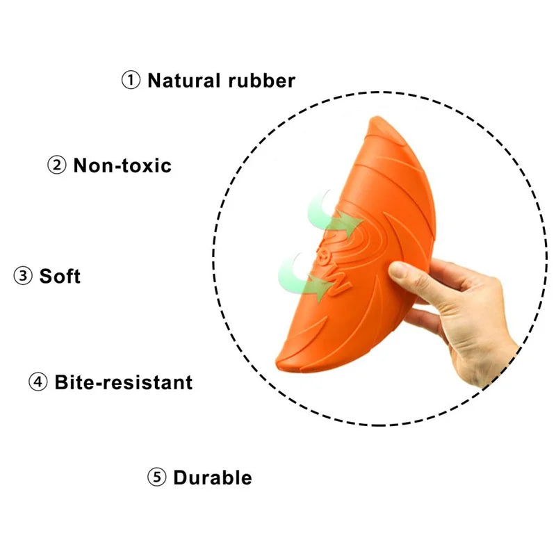 OUZEY Bite Resistant Flying Disc Toys