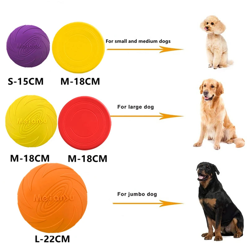 OUZEY Bite Resistant Flying Disc Toys