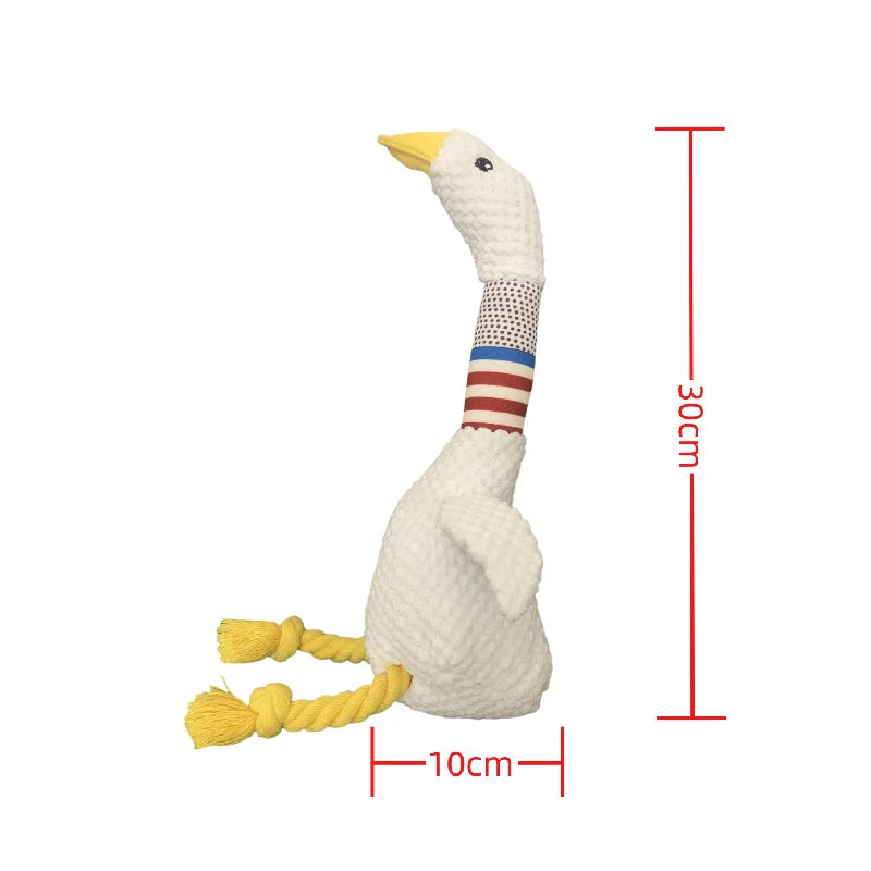 Goose Cute Speaker Duck Plush Sound  Pet Toy